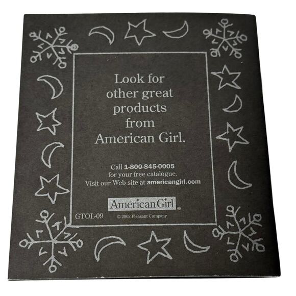 American Girl PAJAMA PARTY PAGES BOOKLET Snowflake Satin Pjs Book + Stickers VTG - Picture 4 of 5